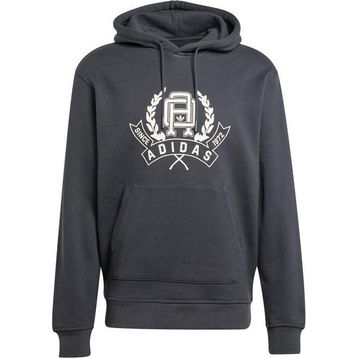 Adidas Lifestyle JX8186 Varsity Loose Gri Erkek Kapüşonlu Üst