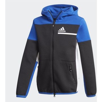Adidas Messi Football-Inspired Full-Zip Siyah Erkek Çocuk Sweatshirt
