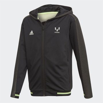 Adidas Messi Football-Inspired Full-Zip Siyah Erkek Çocuk Sweatshirt