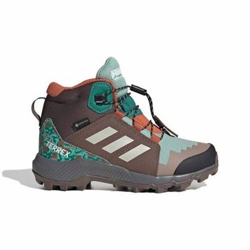 Adidas Minecraft Terrex Mid Gtx KK1756 Yeşil Çocuk Spor Ayakkabı
