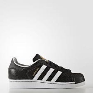 Adidas S76995 Superstar Reptile J Çocuk Siyah Originals Ayakkabı
