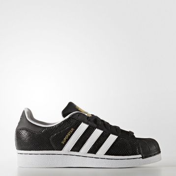 Adidas S76995 Superstar Reptile J Çocuk Siyah Originals Ayakkabı