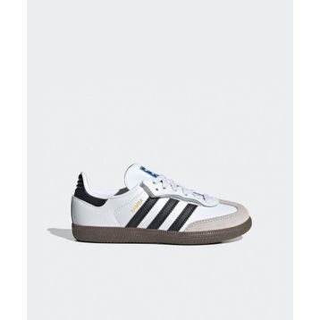 Adidas Samba OG JQ6391-001 Comfort Closure Elastic Lace C Beyaz Unisex Çocuk Spor Ayakkabı