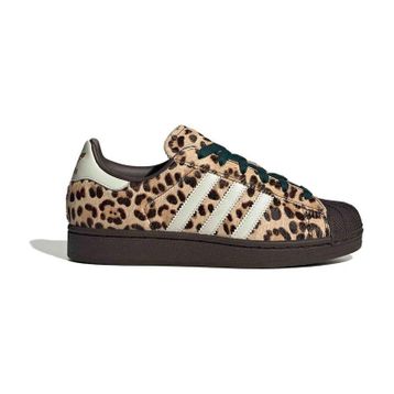 Adidas Superstar II KI4203 Kahverengi Kadın Leopar Desenli Spor Ayakkabı
