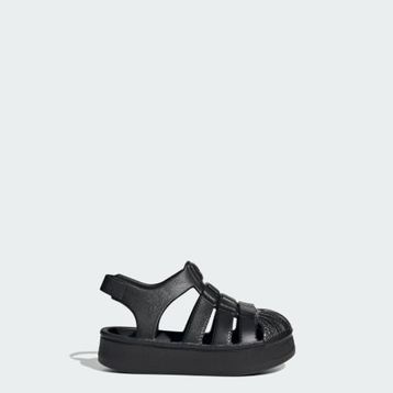 Adidas Superstar JS2845 Core Black Siyah Unisex Bebek Sandalet