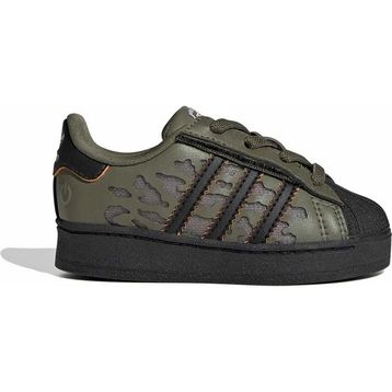 Adidas Superstar LED Lights KJ6799 Gri Kamuflaj Bebek Spor Ayakkabı