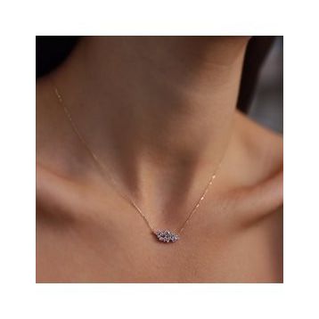 Adilidil Taşlı Minimal Kolye