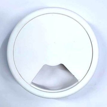 Adilon 8 cm Beyaz Kablo Çıkış Plastiği