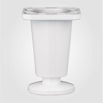 Adilon Beyaz 10 cm Geniş Konik Ayak