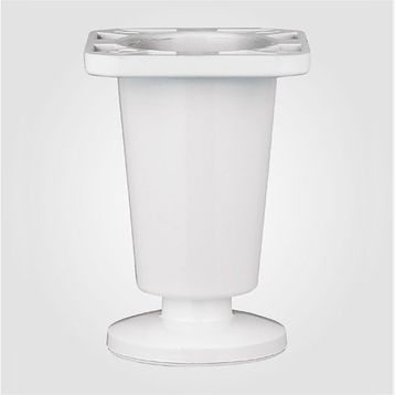 Adilon Beyaz 10 cm Geniş Konik Ayak