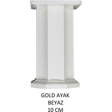 Adilon Gold 10 cm Beyaz Ayak