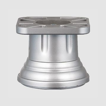 Adilon Mat Krom 6 cm Geniş Sütun Ayak