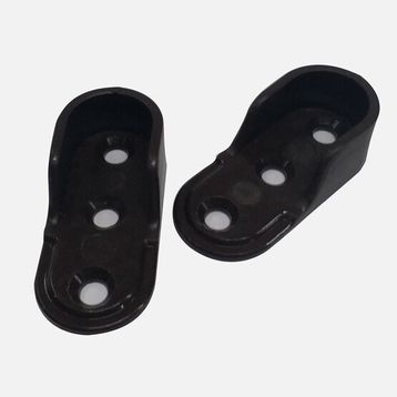 Adilon Oval Kahverengi Plastık Askı Flanşı