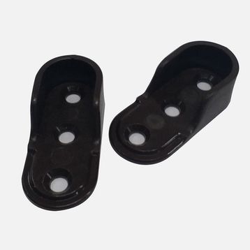 Adilon Oval Kahverengi Plastık Askı Flanşı