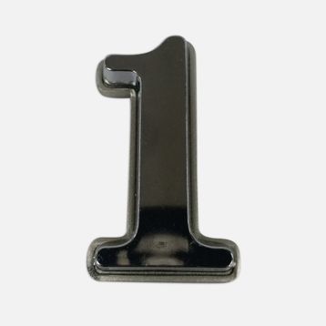 Adilon Plastik Mat Krom 1 Rakamı