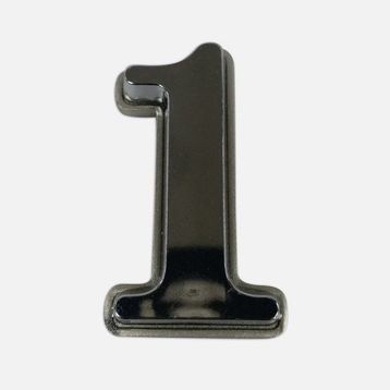 Adilon Plastik Mat Krom 1 Rakamı