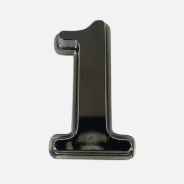 Adilon Plastik Mat Krom 1 Rakamı
