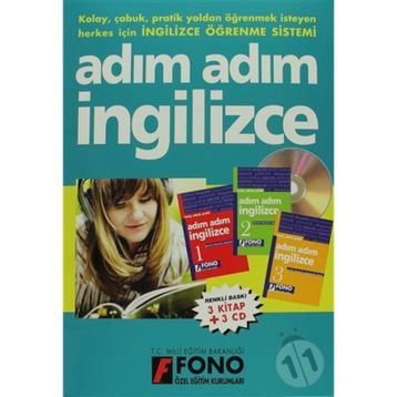 ADIM ADIM INGILIZCE CD'LI 3 KITAP - ŞÜKRÜ MERIÇ