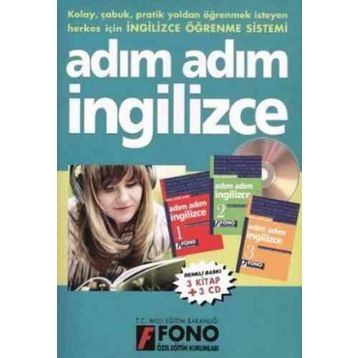 ADIM ADIM INGILIZCE CD'LI 3 KITAP - ŞÜKRÜ MERIÇ