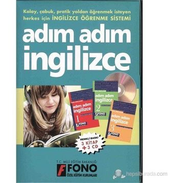 ADIM ADIM INGILIZCE CD'LI 3 KITAP - ŞÜKRÜ MERIÇ