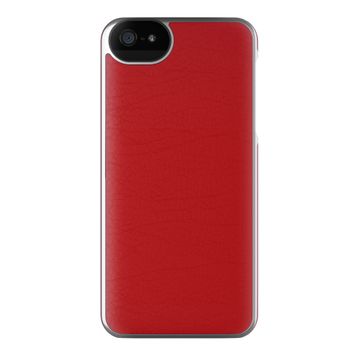 Adopted Beyaz - APH11149 iPhone SE/5S/5 Deri Wrap Kılıf