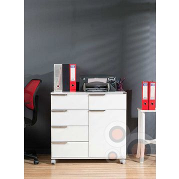 Adore Diamond MDL-05-BY-1-2 Lake Beyaz 5 Çekmeceli Banyo Dolabı