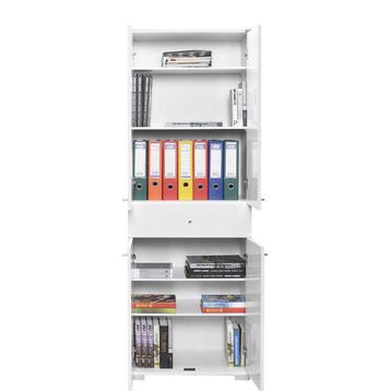 Adore Diamond MDL-41-PB-1-4 Lake Beyaz 4 Kapaklı Genç ve Çocuk Dolabı