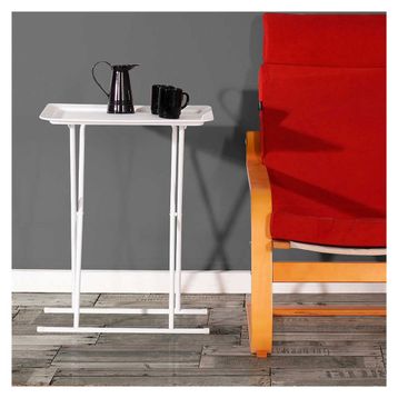 Adore Handy Mate Beyaz 52x66x32,5 cm Handy Mate Katlanabilir Tepsili Sehpa