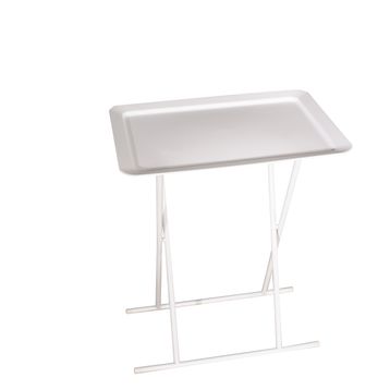 Adore Handy Mate Beyaz 52x66x32,5 cm Handy Mate Katlanabilir Tepsili Sehpa