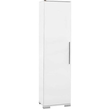 Adore Mobilya 50x187x35 cm 8 Bölmeli Lake Beyaz Kapaklı Dolap