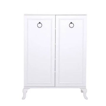 Adore Mobilya Country Mat Lake Beyaz 80x108x34 cm Çok Amaçlı Dolap