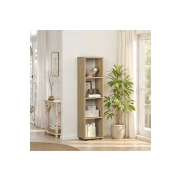 Adore Mobilya Cubic 36x140.5x30 cm Florida Meşe Kitaplık