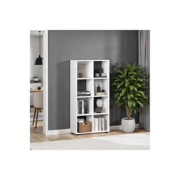 Adore Mobilya Cubic 70x140.5x30 cm Beyaz Kitaplık