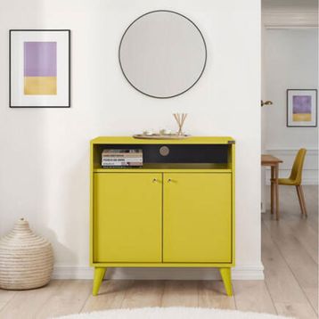 Adore Mobilya London Yeşil 73x79x42 cm Çok Amaçlı Dolap