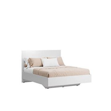 Adore Mobilya Oryana Mat Lake Beyaz 171x120x206 cm Çift Kişilik Karyola