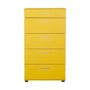 Adore Mobilya SFN-550-HH-1 Trendline Sarı 5 Çekmeceli Şifonyer