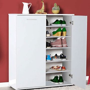 Adore Mobilya Ultra Lake Beyaz 2 Kapaklı Çok Amaçlı Dolap