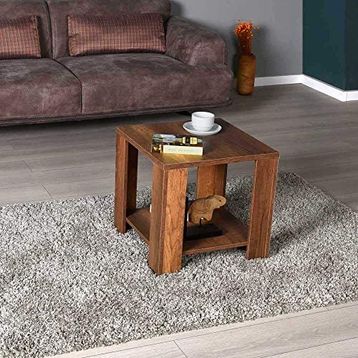 Adore Oslo Ceviz New Line Köşe Sehpa