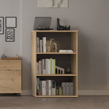 Adore Rio Beyaz 72x109x34 cm 3 Raflı Kapaklı Kitaplık