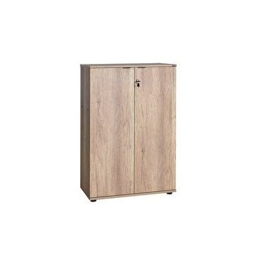 Adore Rio Beyaz 72x109x34 cm 3 Raflı Kapaklı Kitaplık