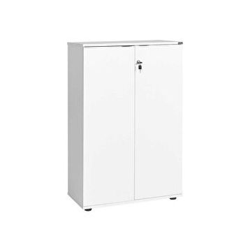 Adore Rio Beyaz 72x109x34 cm 3 Raflı Kapaklı Kitaplık