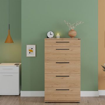 Adore Trendline Florida Meşe 5 Çekmeceli Şifonyer
