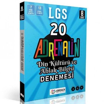 Adrenalin Yayınları 8.Sınıf Din Kültürü 20'li Branş Denemesi Soru Bankası
