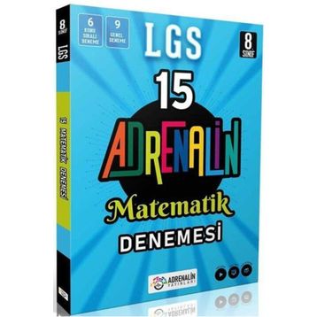 Adrenalin Yayınları 8. Sınıf Matematik 15 Branş Denemesi