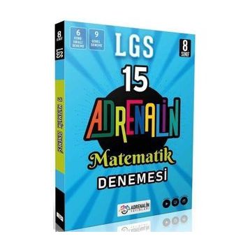 Adrenalin Yayınları 8. Sınıf Matematik 15 Branş Denemesi