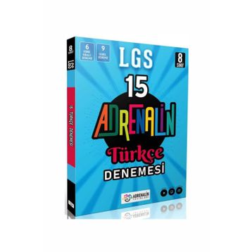 Adrenalin Yayınları 8. Sınıf Türkçe 15 Branş Denemesi