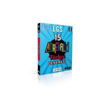 Adrenalin Yayınları 8. Sınıf Türkçe 15 Branş Denemesi