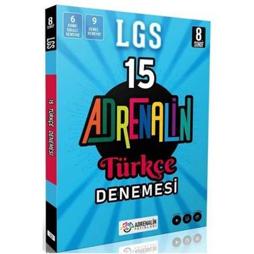 Adrenalin Yayınları 8. Sınıf Türkçe 15 Branş Denemesi