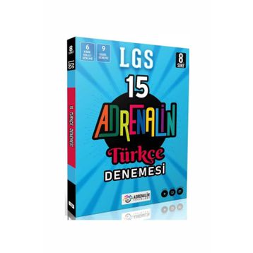 Adrenalin Yayınları 8. Sınıf Türkçe 15 Branş Denemesi