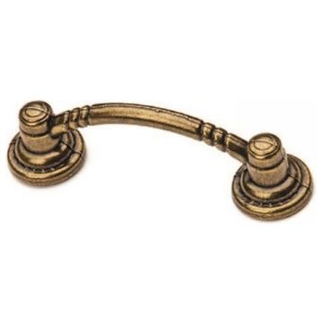 Adresline 4'lü 64 mm Antik Sarı U Pabucu Kulp